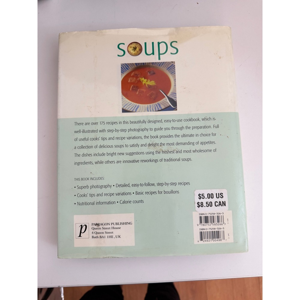 Practical Cooking Soups Hardcover Cookbook Recipe Book Illustrated - Picture 3 of 3